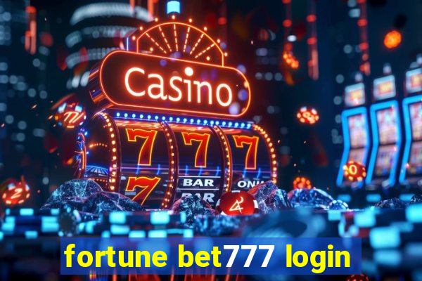 fortune bet777 login